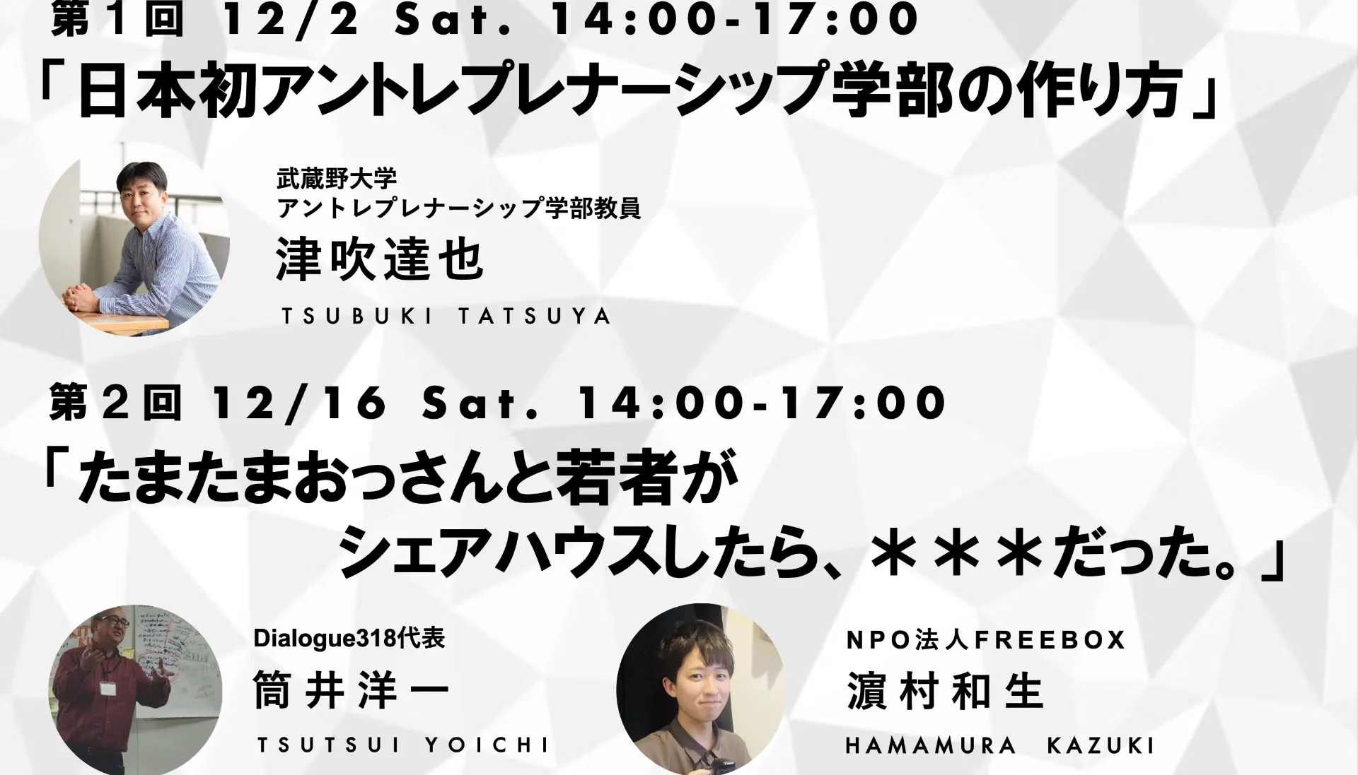12/2 第一回,12/16第二回　　京都・二条城前で、Dialogue318 越境セミナー開始しました